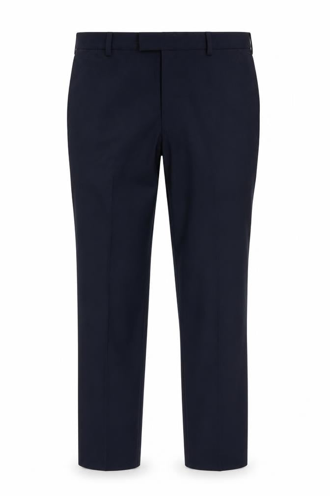 Marks & Spencer Men Blue 38in Wool Blend Dress Trousers 29in Leg