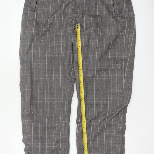 PING Collection Men's Grey Plaid W34 L31 Straight Golf Trousers