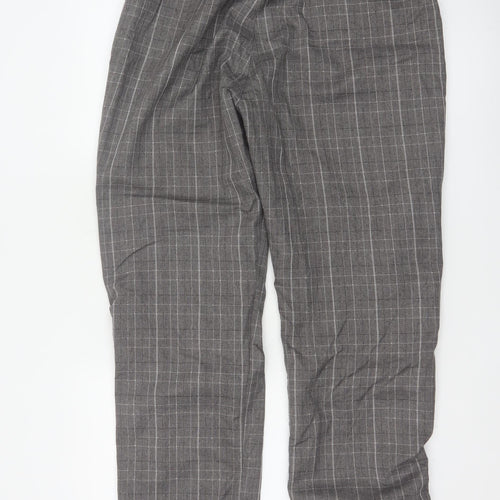 PING Collection Men's Grey Plaid W34 L31 Straight Golf Trousers
