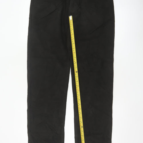 Marks and Spencer Men’s Black 32x31 Regular Fit Cotton Trousers
