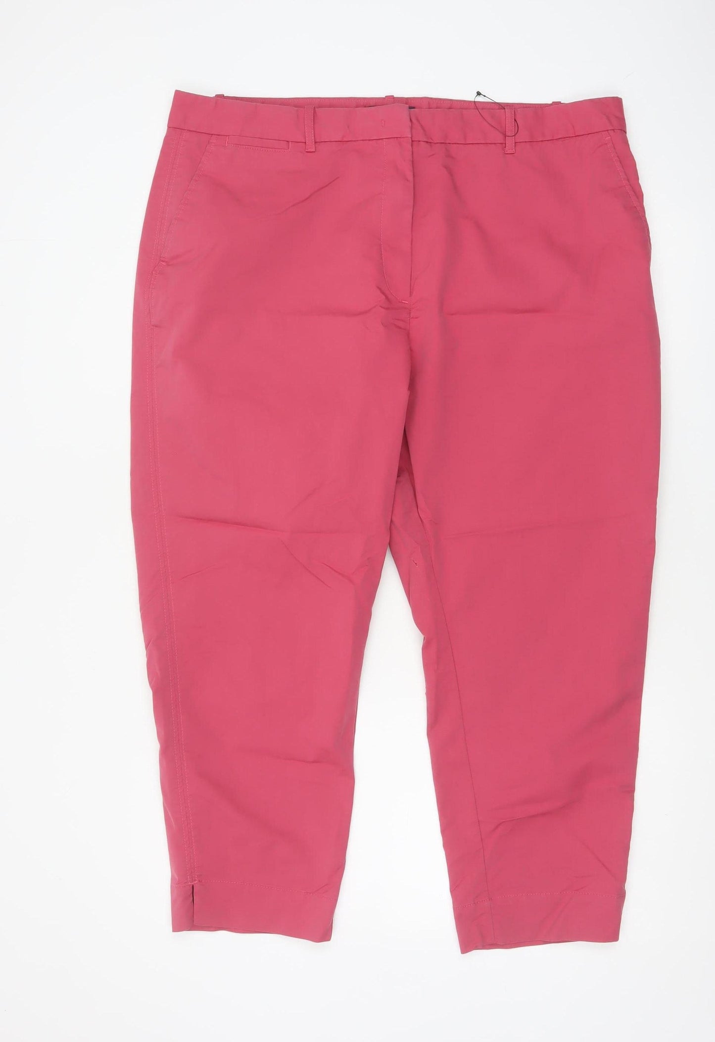 Marks & Spencer Women’s Pink Size 20 Tapered Ankle Trousers