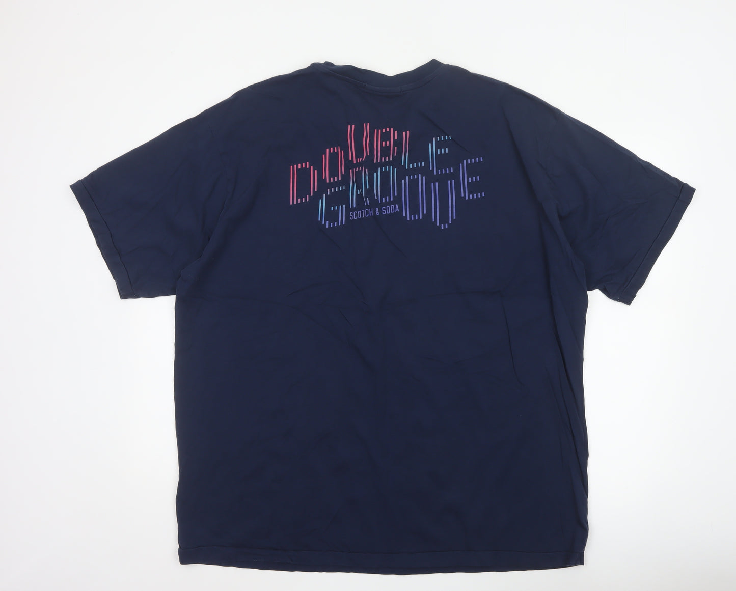 Scotch & Soda Men’s Navy 3XL Dance All Night Graphic T-Shirt