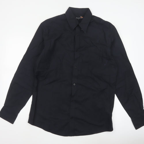 Ben Sherman Men’s Black L Original Oxford Long Sleeve Button-Up Shirt