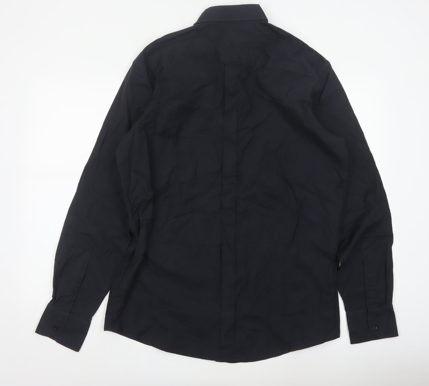 Ben Sherman Men’s Black L Original Oxford Long Sleeve Button-Up Shirt