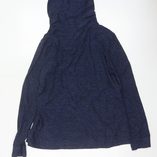 Kyodan Women’s Blue Medium Pullover Hooded Sweatshirt with Pockets