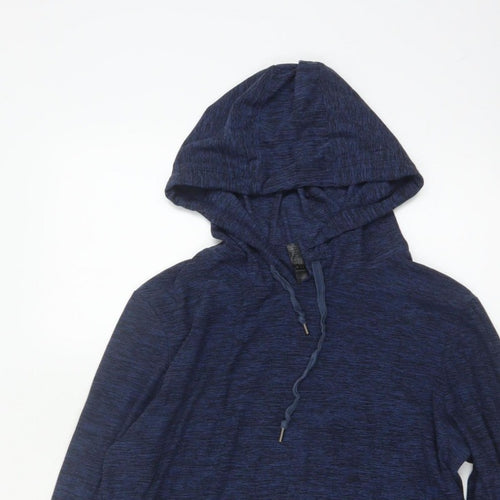 Kyodan Women’s Blue Medium Pullover Hooded Sweatshirt with Pockets