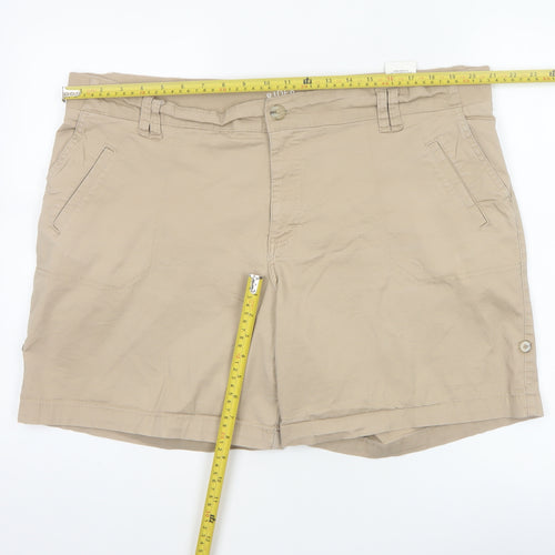 Riders by Lee Women’s Beige Cotton Stretch Shorts Size 20