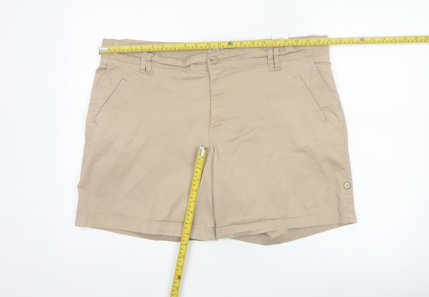 Riders by Lee Women’s Beige Cotton Stretch Shorts Size 20