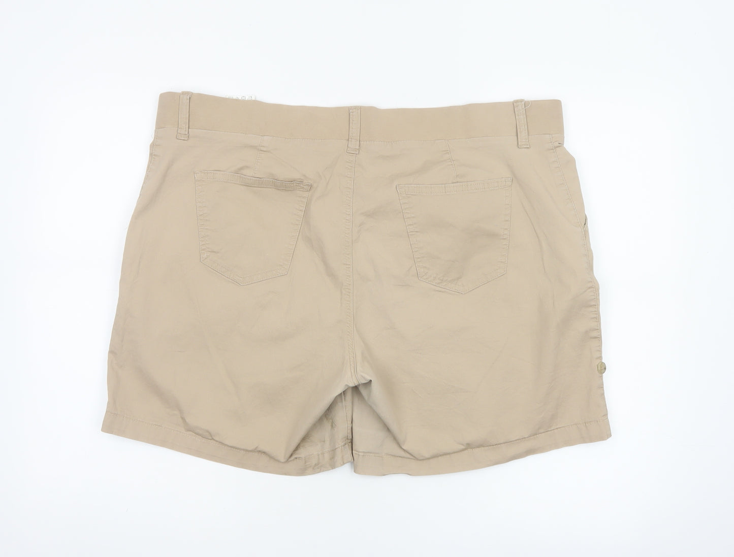 Riders by Lee Women’s Beige Cotton Stretch Shorts Size 20