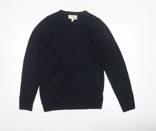 Marks & Spencer Men’s Blue S Cashmilon Crew Neck Pullover Jumper