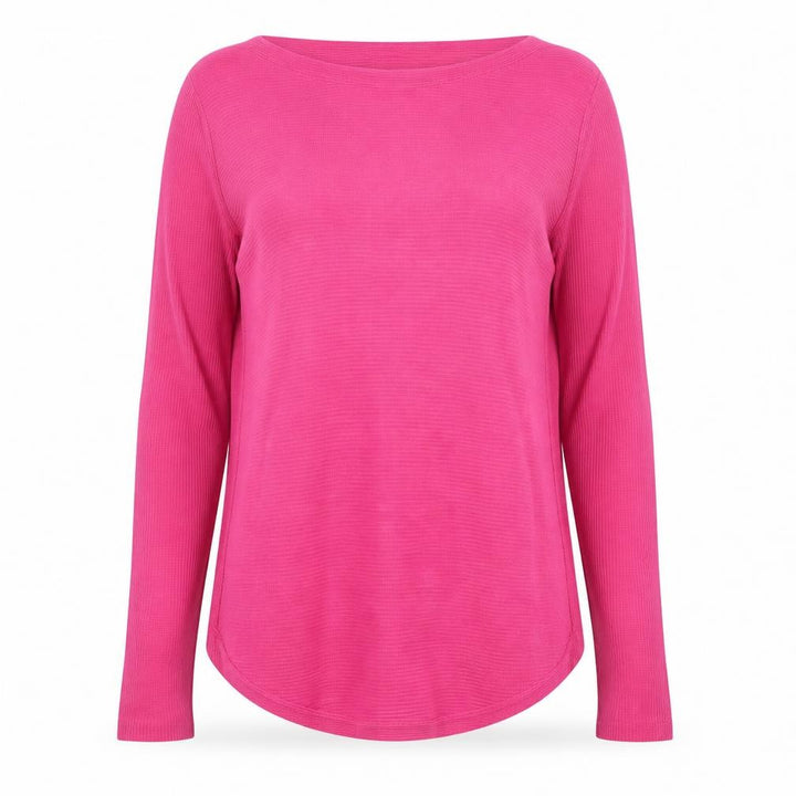 John Lewis Women Pink Size 12 Cotton V-Neck Knit Pullover Jumper