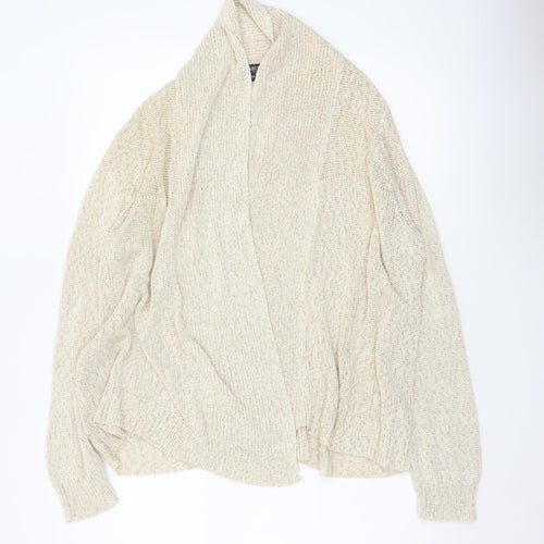 The Collection Debenhams Women's Ivory Size 20 Open Knit Cardigan