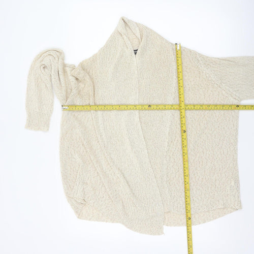 The Collection Debenhams Women's Ivory Size 20 Open Knit Cardigan