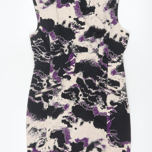 French Connection Women’s Multicoloured UK 14 Sheath Dress