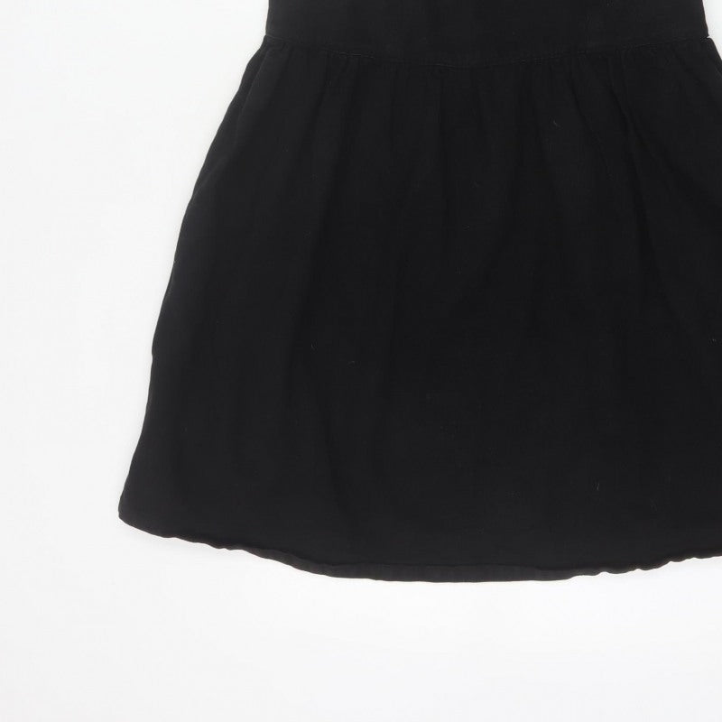 ASOS DESIGN Women Black UK 8 Adjustable Strap Camisole Tank Top