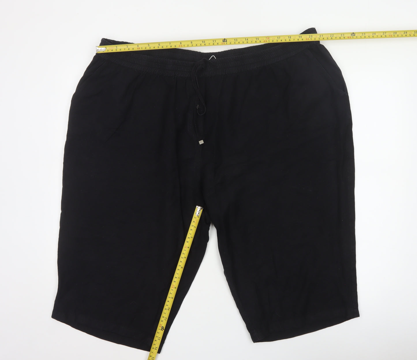Anthology Men’s Black UK 28 Drawstring Lightweight Shorts