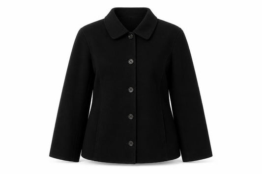 Orvis Women’s Black Small Button Front Collared Basic Jacket