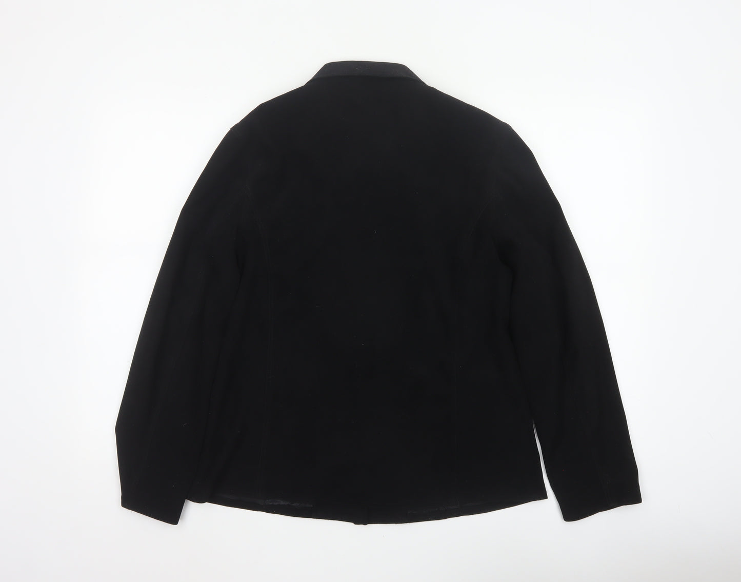 Orvis Women’s Black Small Button Front Collared Basic Jacket
