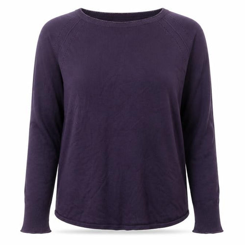 Next Women’s Purple Size 14 Crew Neck Raglan Knit Jumper