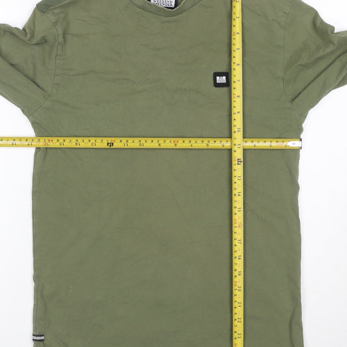 Men's Weekend Offender Green XS Long Sleeve Crew Neck Logo T-Shirt