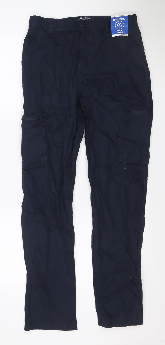 Mountain Warehouse Men's Blue 30R Walking Trousers
