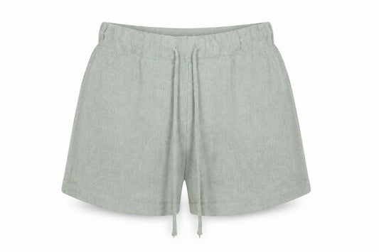 H&M Women’s Green S High Waist Knit Drawstring Sweat Shorts