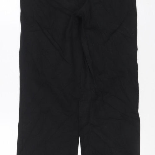 Dickies Men’s Black W24 Work Trousers Straight Leg Cotton Blend