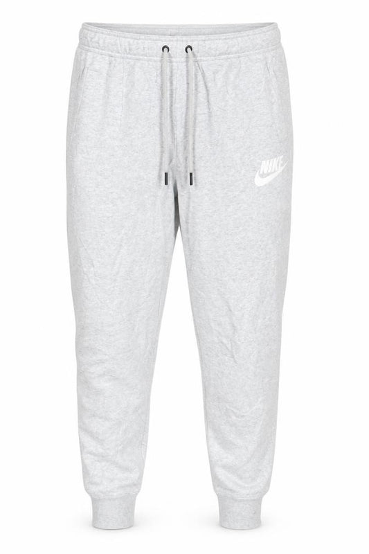 Nike Men’s Grey M Jogger Sweatpants Fleece Drawstring Logo