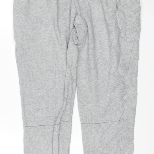 Nike Men’s Grey Dri-FIT L Jogger Sweatpants Elastic Waist