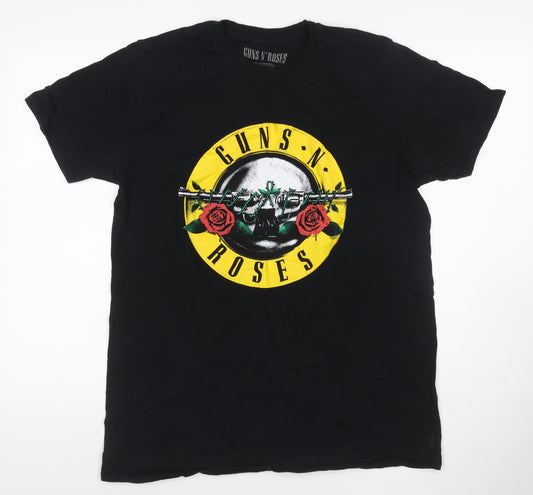 Guns N' Roses Men Black L Appetite For Destruction Rock Band T-Shirt