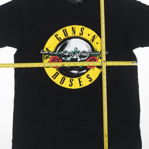 Guns N' Roses Men Black L Appetite For Destruction Rock Band T-Shirt