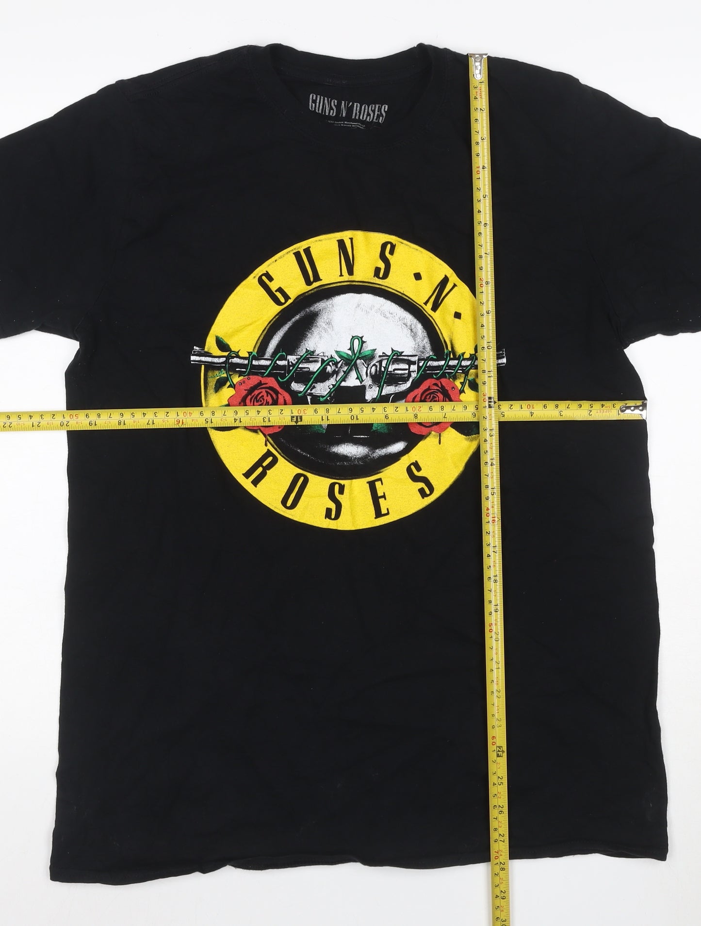 Guns N' Roses Men Black L Appetite For Destruction Rock Band T-Shirt
