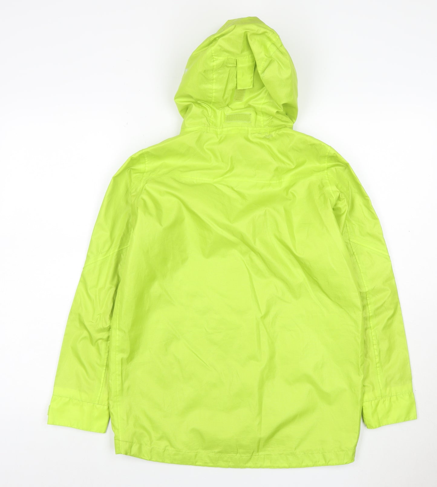 All Terrain Boys Green 13 Years Hooded Ski Jacket Full Zip