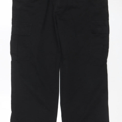 Lee Cooper Workwear Men’s Black W36 Cargo Trousers Straight Leg