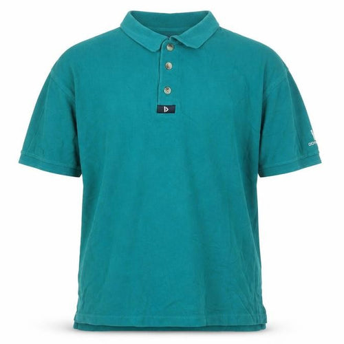 Donnay Men’s Green Cotton Polo Shirt L Short Sleeve Sports Casual