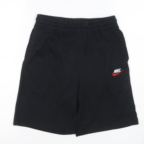 Nike Teens Black XL Athletic Drawstring Shorts Logo Pockets
