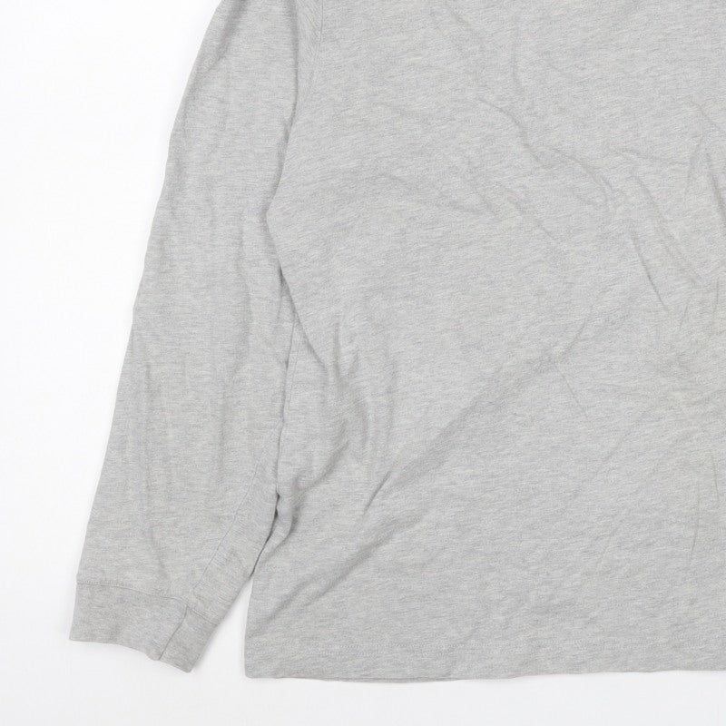 Additional view of Hawkshead Women Grey, size 12, Basic Crew Neck Long Sleeve T-Shirt
