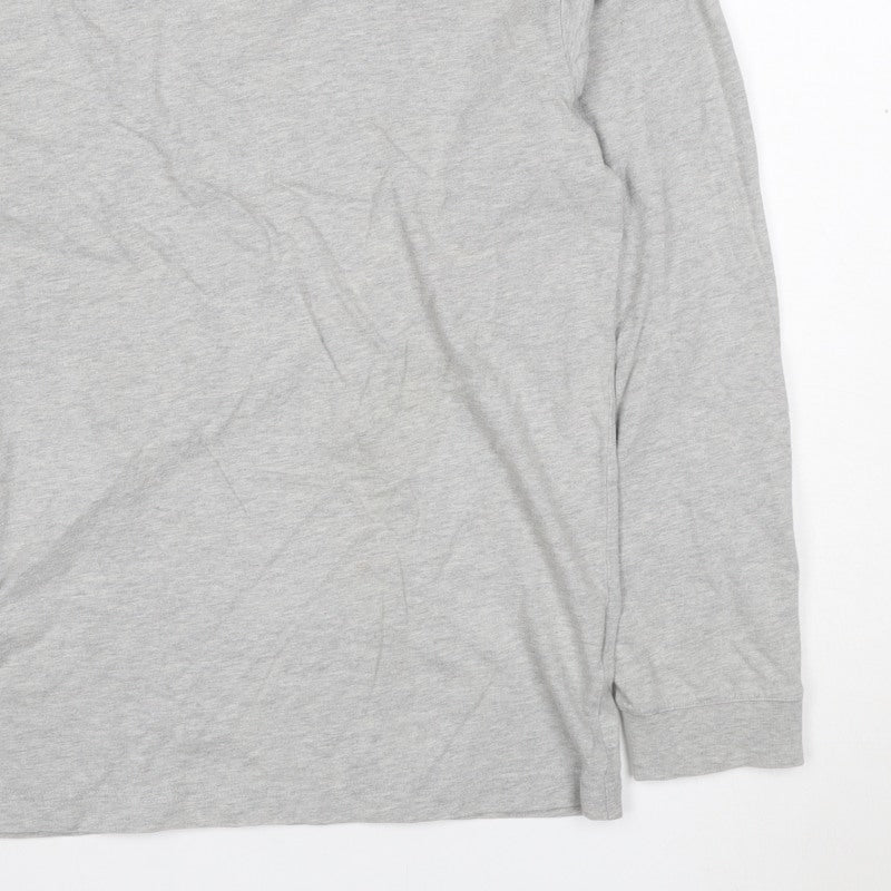 Additional view of Hawkshead Women Grey, size 12, Basic Crew Neck Long Sleeve T-Shirt