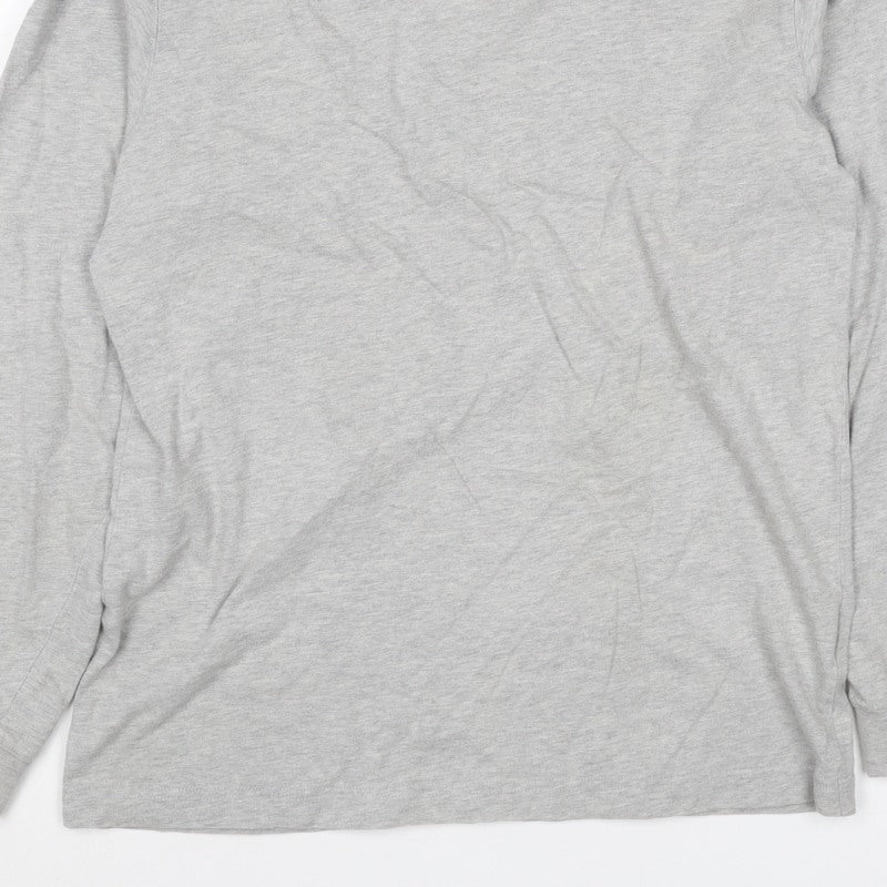 Additional view of Hawkshead Women Grey, size 12, Basic Crew Neck Long Sleeve T-Shirt