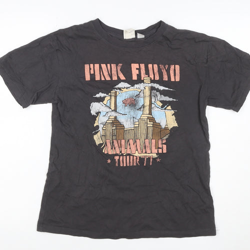 H&M Women Black XS Basic Pink Floyd Animals 77 Rock T-Shirt