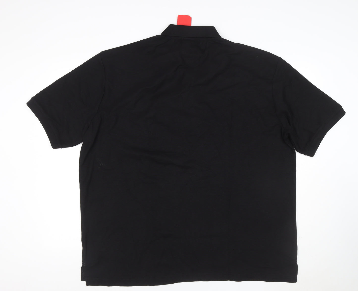 Slazenger Men’s Black 4XL Logo Short Sleeve Polo Shirt New