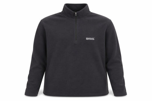 Regatta Men’s Black XL 1/4 Zip Fleece Sweatshirt Outdoor Pullover