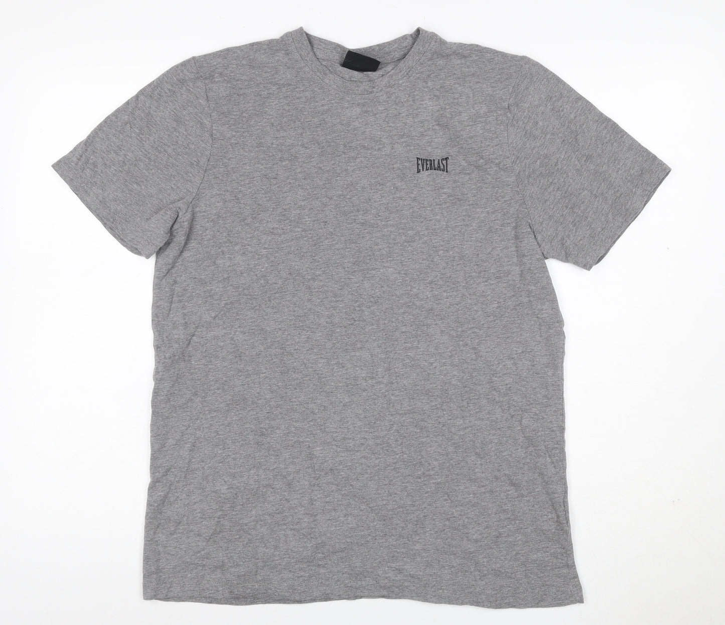 Everlast Men's Grey M Crew Neck Logo Short Sleeve T-Shirt