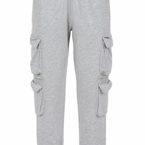 VANV Homme Men's Grey S Jogger Sweatpants Zip Pocket Drawstring