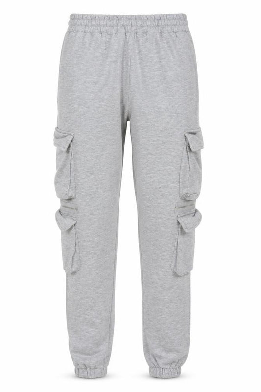 VANV Homme Men's Grey S Jogger Sweatpants Zip Pocket Drawstring