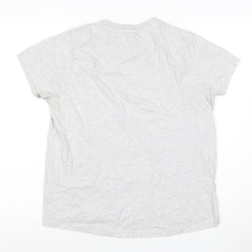 Netflix Stranger Things Women Grey M Graphic Short Sleeve T-Shirt