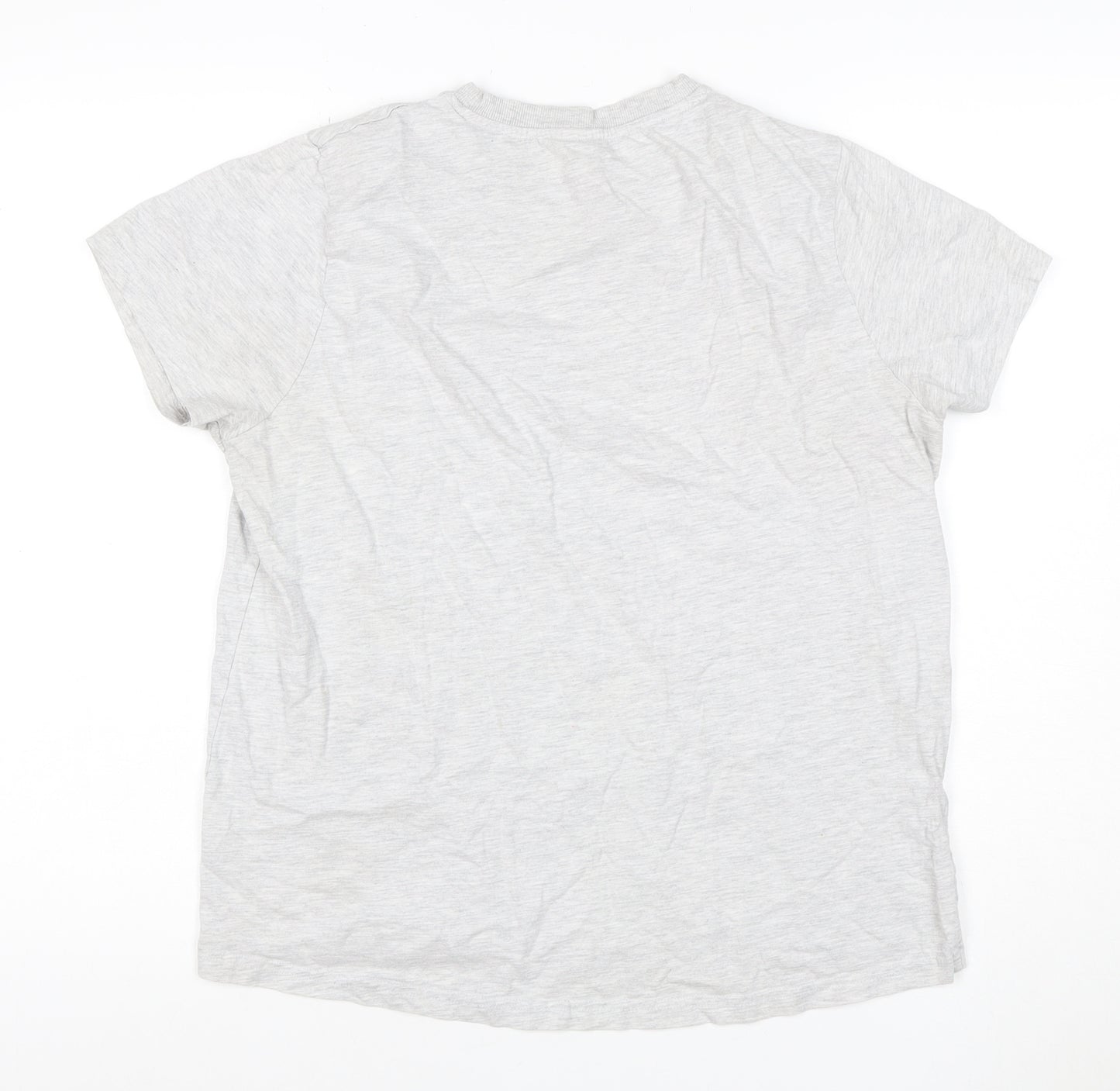 Netflix Stranger Things Women Grey M Graphic Short Sleeve T-Shirt