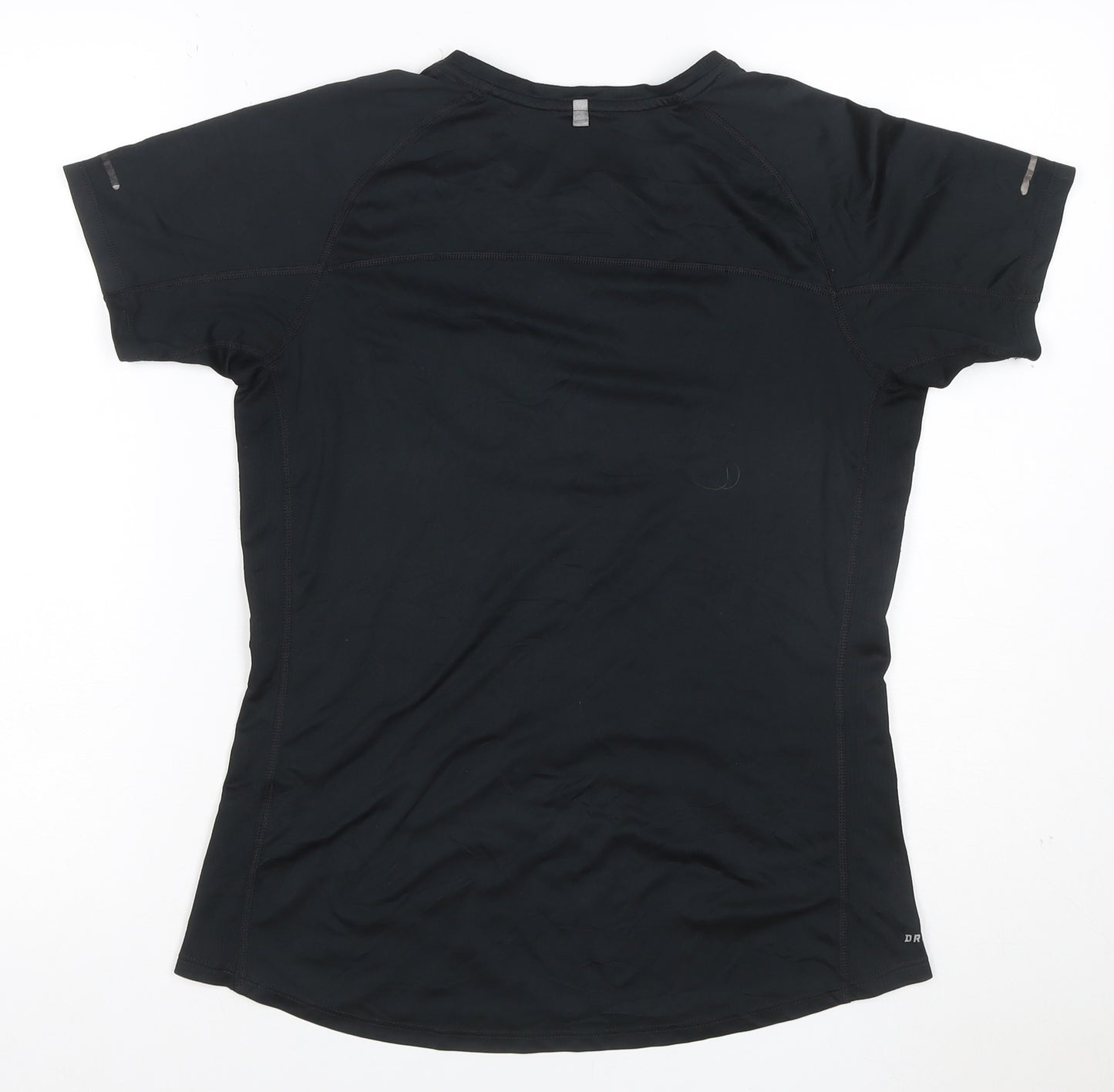 Nike Women’s Black M Dri-FIT Running Gym Athletic Jersey T-Shirt