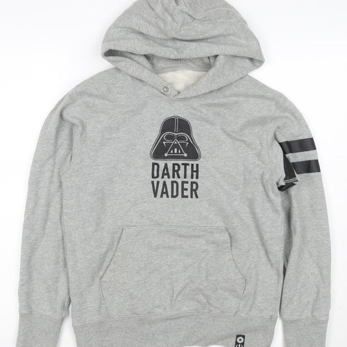Star Wars Teens Grey XS Darth Vader Graphic Pullover Hoodie