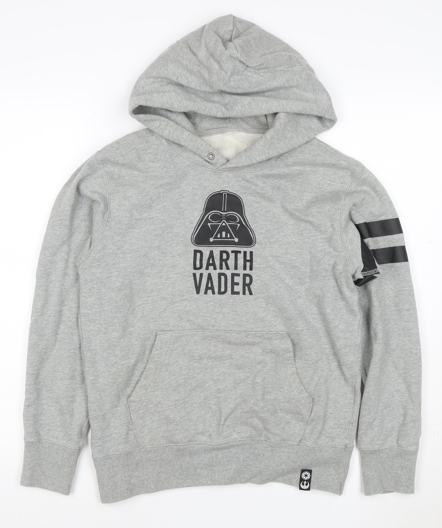 Star Wars Teens Grey XS Darth Vader Graphic Pullover Hoodie